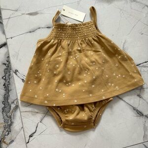 Quincy Mae Golden Star Diaper Cover Set